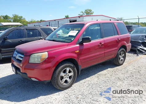 2006 Honda Pilot Ex-L from USA, damaged, VIN 2HKYF18526H508053